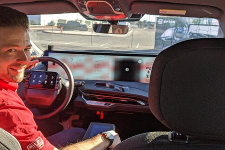 Erste Fahrt Byton M-Byte