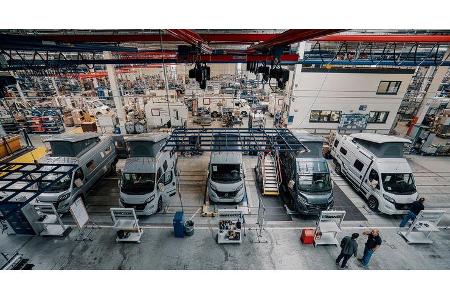 Hymer Werk Campervans Produktion Bad Waldsee