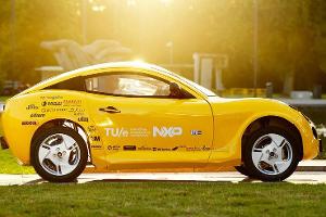 10/2020, Elektroauto Luca aus recyceltem Müll