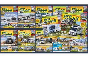 promobil Jahrgangs Archiv 2010-2020: 120 promobil-Ausgaben als Download