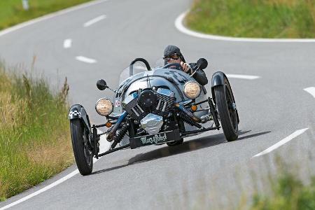 Morgan 3 Wheeler, Frontansicht