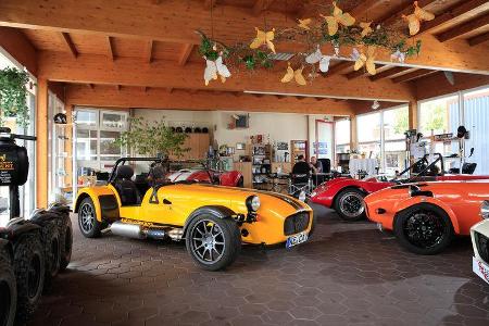 Caterham Seven 355, Verkaufsraum