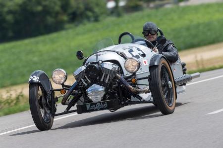Morgan 3 Wheeler, Frontansicht