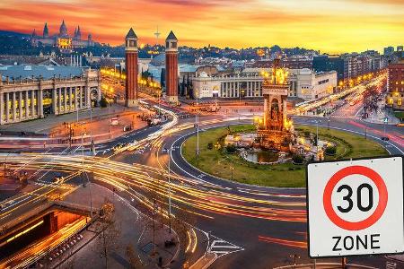 Tempo 30 in Barcelona