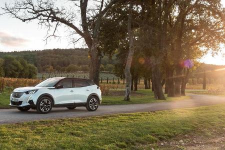 Der e-2008 rollt im April an den Start und hat eine Batterie-Garantie von acht Jahren oder 160.000 Kilometern – bezogen auf ...