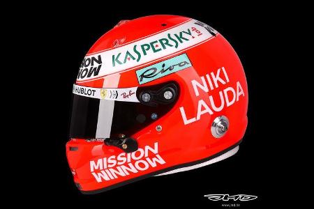 Sebastian Vettel - Lauda-Helm - GP Monaco 2019