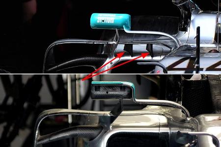 Mercedes - Technik - GP Spanien 2019