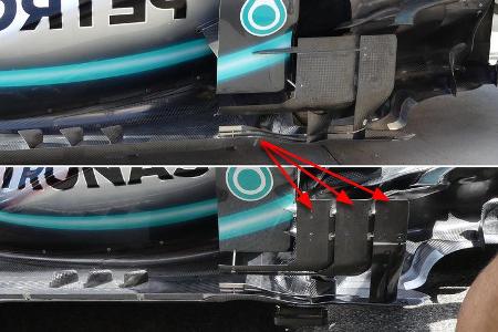 Mercedes - Technik - GP Spanien 2019