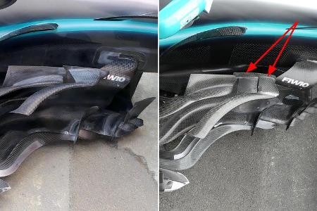 Mercedes - Technik - GP Spanien 2019