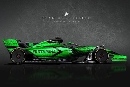 Lamborghini - F1 2021 - Concept - Sean Bull Design