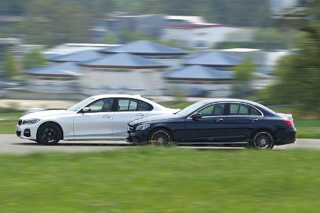 BMW 320 d, Mercedes C 220 d, Exterieur