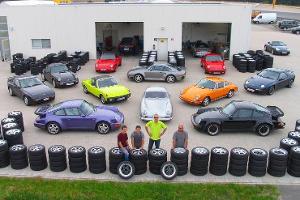 Reifentest Porsche in Motor Klassik 10/2014