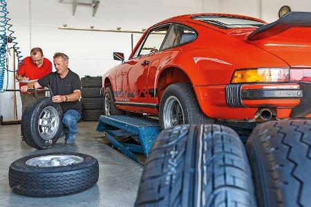 Reifentest Porsche in Motor Klassik 10/2014