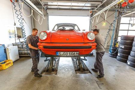 Reifentest Porsche in Motor Klassik 10/2014