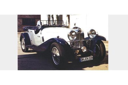 Eberhard Hess und Lotte Hess auf Lagonda 45 Tourer: 4,5-Liter-Reihensechszylinder, 103 PS, Baujahr 1933