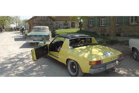 Bernd Sandrisser und Herbert Frey auf VW-Porsche 914/6 GT: 3,2-Liter-Sechszylinder-Boxer, 240 PS, Baujahr 1970