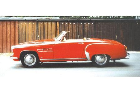 Stefan Strauch und Harald Kunert auf Wartburg 313/1 Cabrio: 0,9-Liter-Dreizylinder, 50 PS, Baujahr 1959Karossseriewerk Dresd...