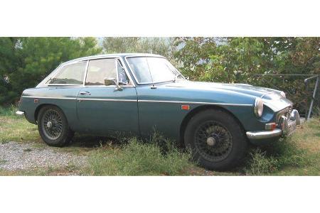 Max Tilmann und Michael Zajonz auf MG C GT: 2,9-Liter-Reihensechszylinder, 145 PS, Baujahr 1969