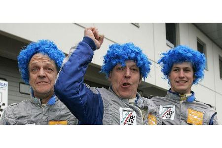 Die BFGoodrich Langstreckenmeister 2007: Heinz-Otto Fritzsche, Marco Wolf, Jürgen Fritzsche im Kissling-Astra GTC.