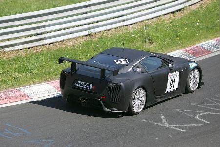 ... auf der Nordschleife unterwegs ...