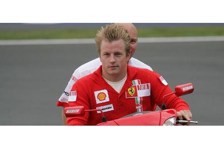 Fahrer und Strecke mussten sich erst noch gegenseitig kennenlernen.