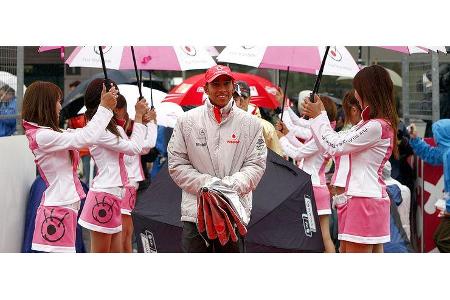 Lewis Hamilton blieb locker und hochkonzentriert.