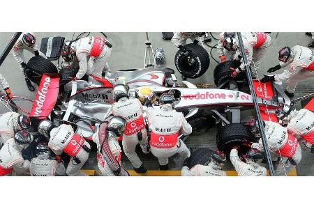 Kurz vor Rennbeginn hieß es dann: Regenreifen und Schwimmwesten aufziehen.