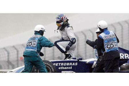 Für Alex Wurz lief es auch nicht besser.