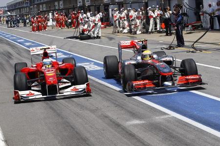 GP Kanada 2010 Hamilton Alonso