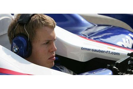 Dass der Sebastian mit dem Formel-1-Auto umgehen kann, hat er schon öfters im Training bewiesen.