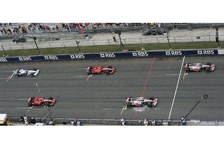 Vom Start weg gab der junge Brite den Ton an.