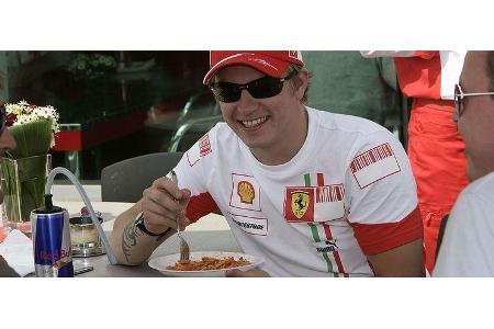 Was noch auffällt: Zum Mittagessen gab es Pasta. Und das im Land der Burger und Riesensteaks!