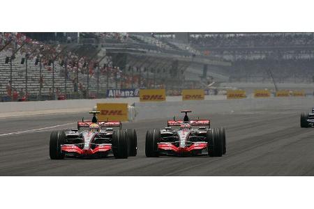 Die Silberpfeile liefen wie geschmiert.