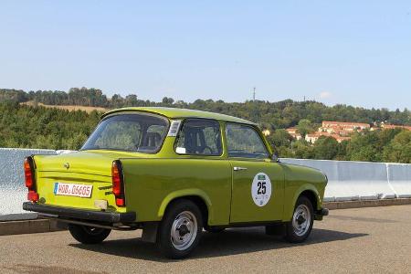 Darf in Sachsen nicht fehlen: der Trabant als Klassiker