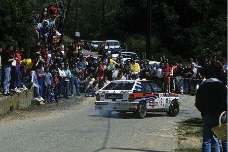 Der Franzose Yves Loubet siegte 1989 im Lancia Delta HF Integrale 16V auf Korsika.