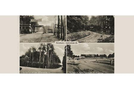 Am 29. Mai 1932 wurde die zwölf Kilometer lange Rennstrecke von Hockenheim eröffnet. Diese Postkarte zeigt nach der offiziel...