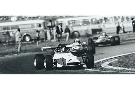Formel 2 1970: Beim ADAC-Preis von Baden-Württemberg liegt Quester vor Regazzoni und Cevert.