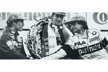 1983 siegte René Arnaux vor Andrea de Cesaris und Riccardo Patrese.