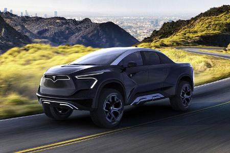Tesla Pickup, Rendering von Emre Husman