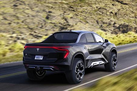 Tesla Pickup, Rendering von Emre Husman