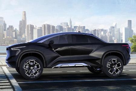 Tesla Pickup, Rendering von Emre Husman