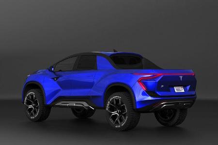 Tesla Pickup, Rendering von Emre Husman
