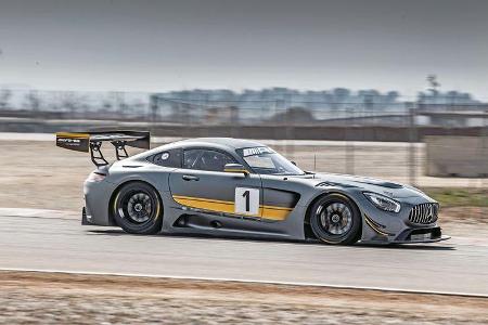 Mercedes AMG GT3, Seitenansicht