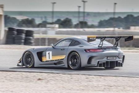 Mercedes AMG GT3, Seitenansicht