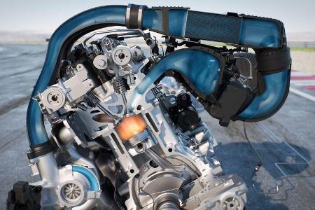 BMW M4 MotoGP Safety Car, Sportwagen, Coupé, Technik, Turbomotor, Wassereinspritzung, MotoGP, 02/15