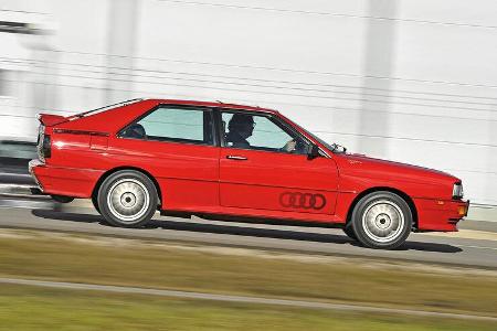 Audi Quattro, Seitenansicht