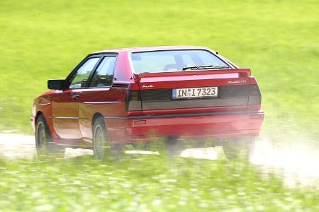Audi Quattro, Heckansicht