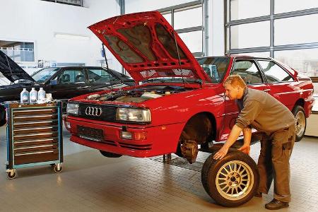 Audi Quattro, Hebebühne