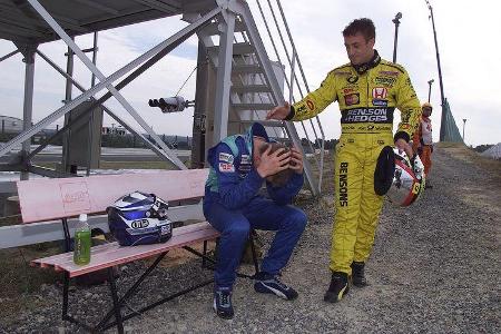 Kimi Räikkönen - Sauber - Jean Alesi - Jordan - GP Japan 2001