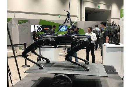 Nvidia Technik-Konferenz GPU, robot dog